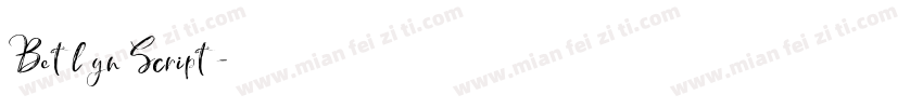 Betlyn Script字体转换